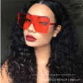 Europa e os estilistas de moda da Europa e os Estados Unidos Mulheres Mulheres Trexadas Big Square Shades Tons de Overs Sun Glasses Sunglasses 2022
